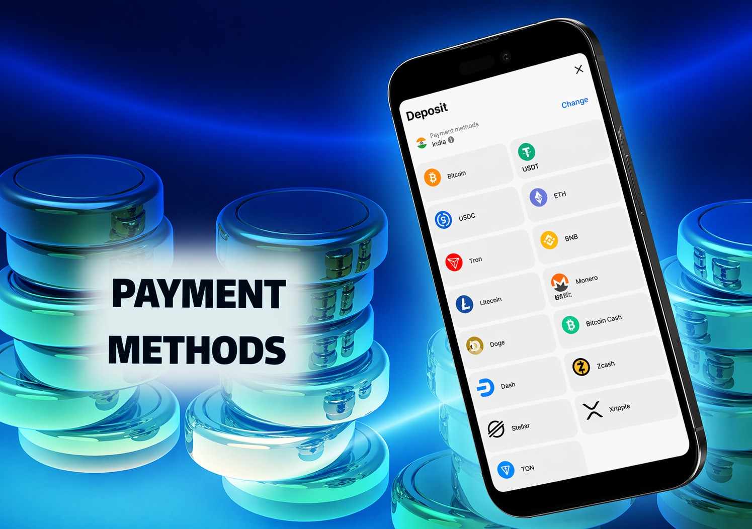 Goexch999 Payment Options - UPI, Paytm, Crypto